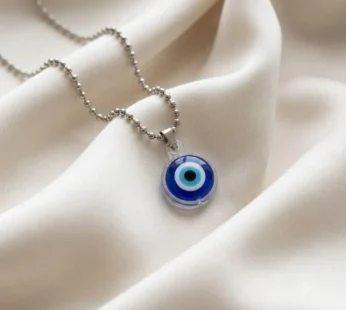 Evil Eye Pendant Necklace – Unisex Turkish Protection Charm