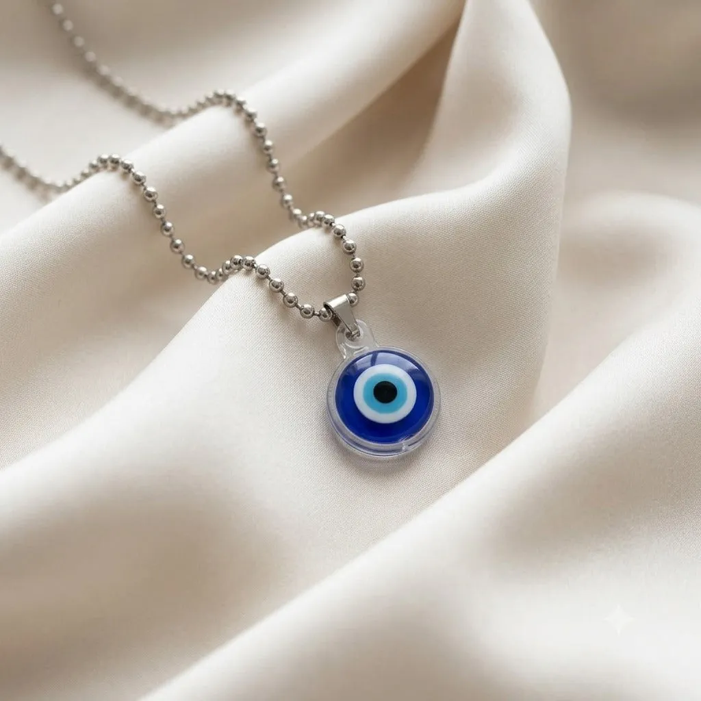 Premium Evil Eye Pendant Necklace – Unisex Turkish Protection Charm - Buy Online at Alikart