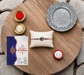 Rakhi Combo with Pooja Thali – Festive Raksha Bandhan Gift