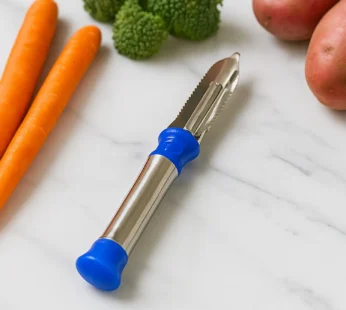 Stainless Steel Vegetable Peeler – 2-in-1 Dual Blade | Indo Glow