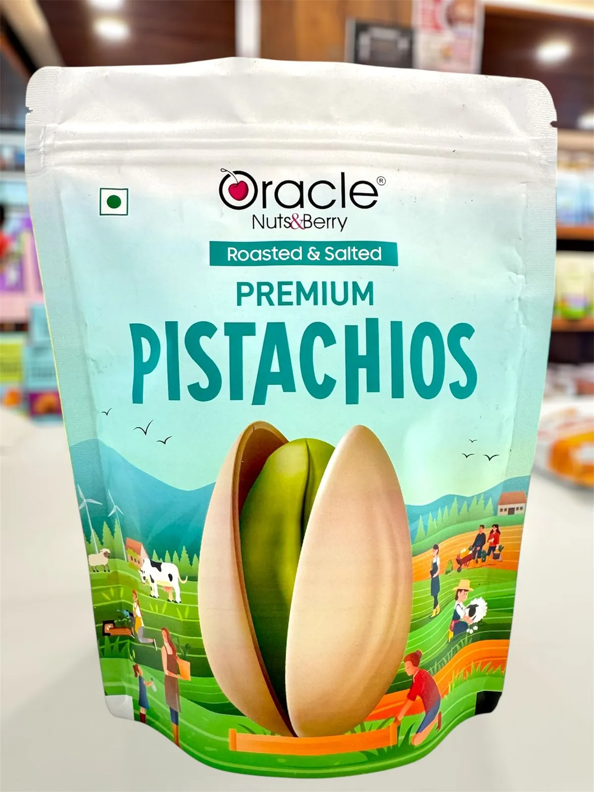 Roasted & Salted Pistachios – Crunchy Healthy Snack 250gm - Detailed Feature View 5