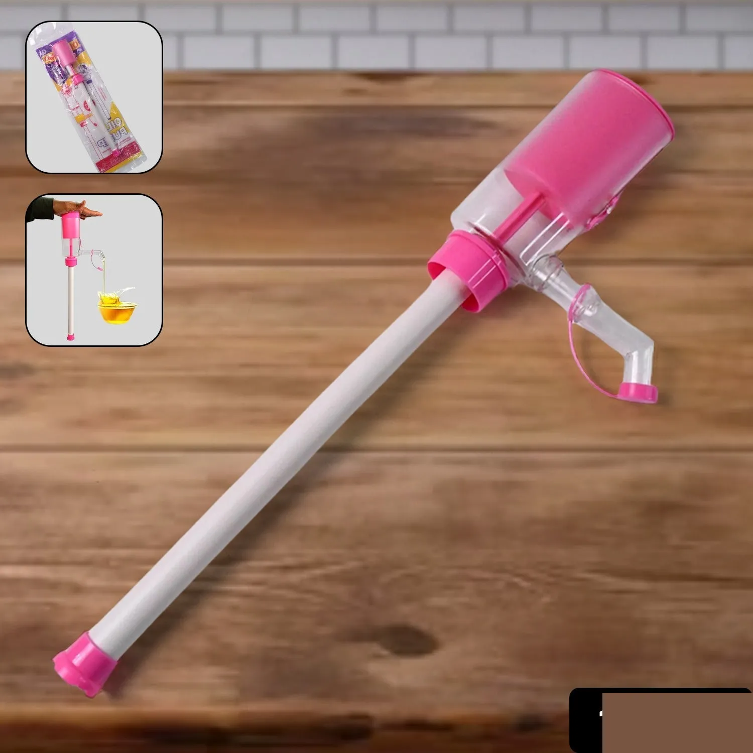 Hand Press Oil Extractor – Manual Plastic Oil Pump for Cups & Cans - Detailed Feature View 1