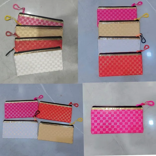 Premium Leather Print Multipurpose Pouch, Multipurpose Pouch for Travel, Cosmetic,Office, Stationery, Gadgets, Money Purpose, Handbag. Beautiful Cosmetic/Make Up/Utility Big Pouch for Girls/College/School - Buy Online at Alikart