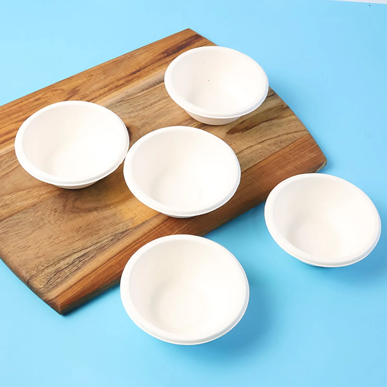 Compostable Bagasse Bowl – 180 ml Eco-Friendly Round Serving - Detailed Feature View 7