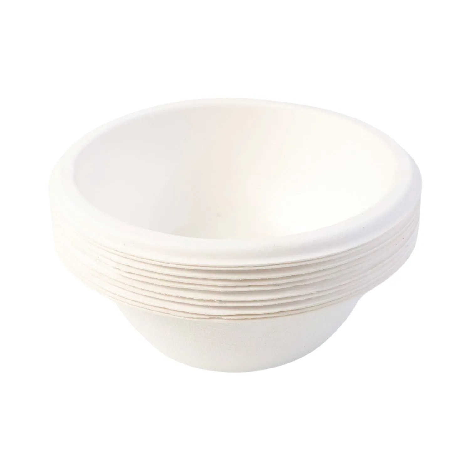Compostable Bagasse Bowl – 180 ml Eco-Friendly Round Serving - Detailed Feature View 4
