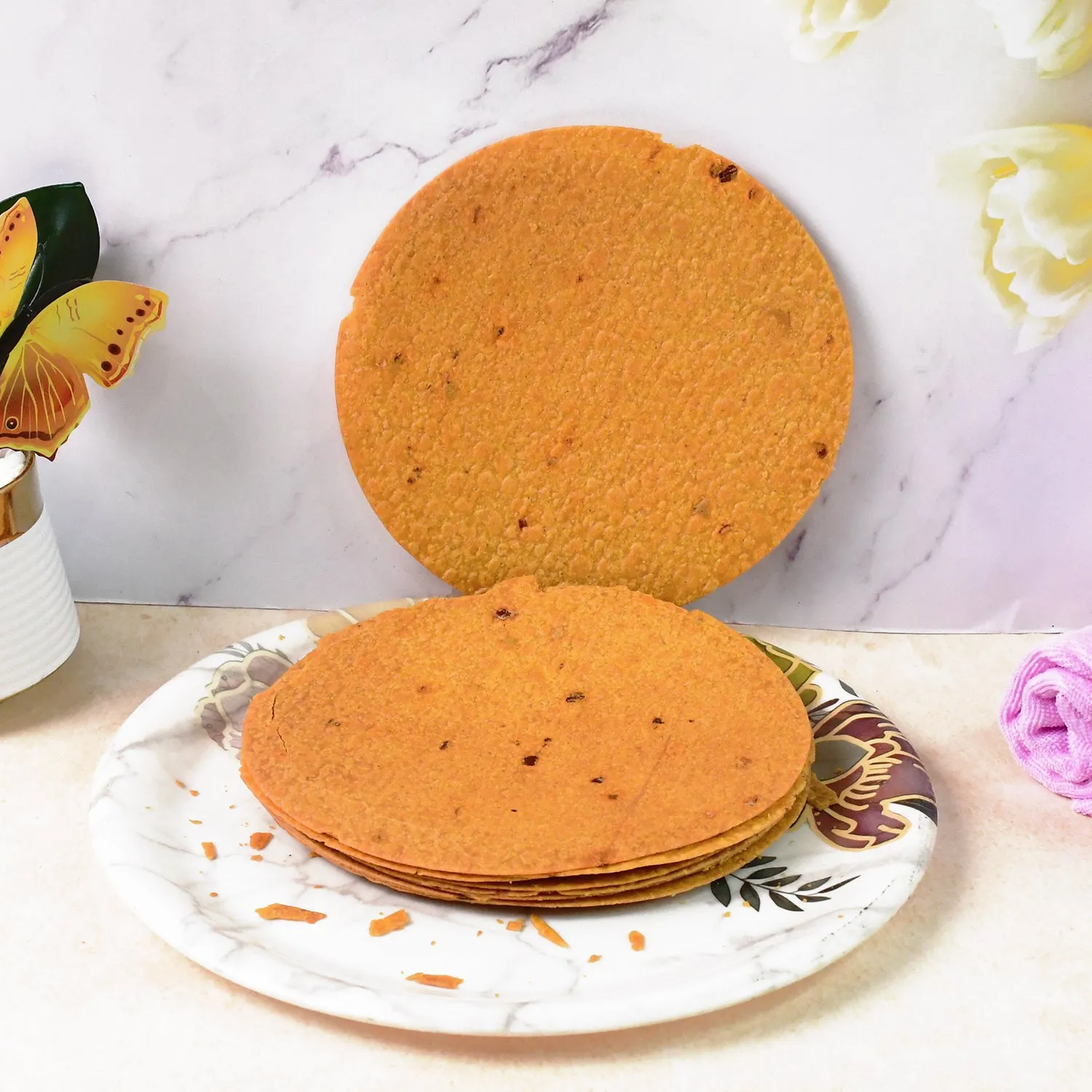 Bajri Khakhra – Crispy Ginger Garlic Snack (180g) | Maniarr's - Detailed Feature View 2
