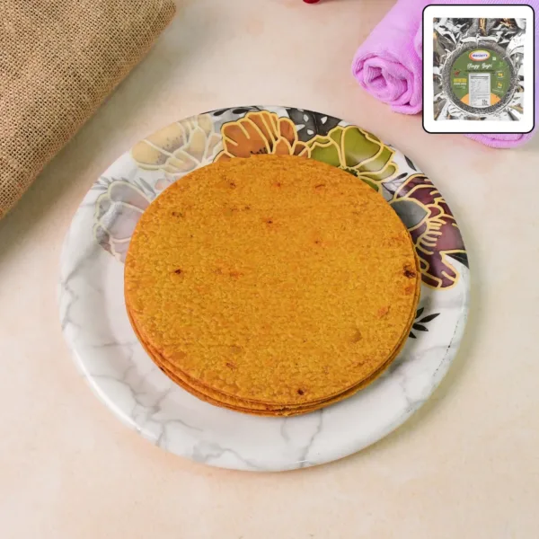 Bajri Khakhra – Crispy Ginger Garlic Snack (180g) | Maniarr’s