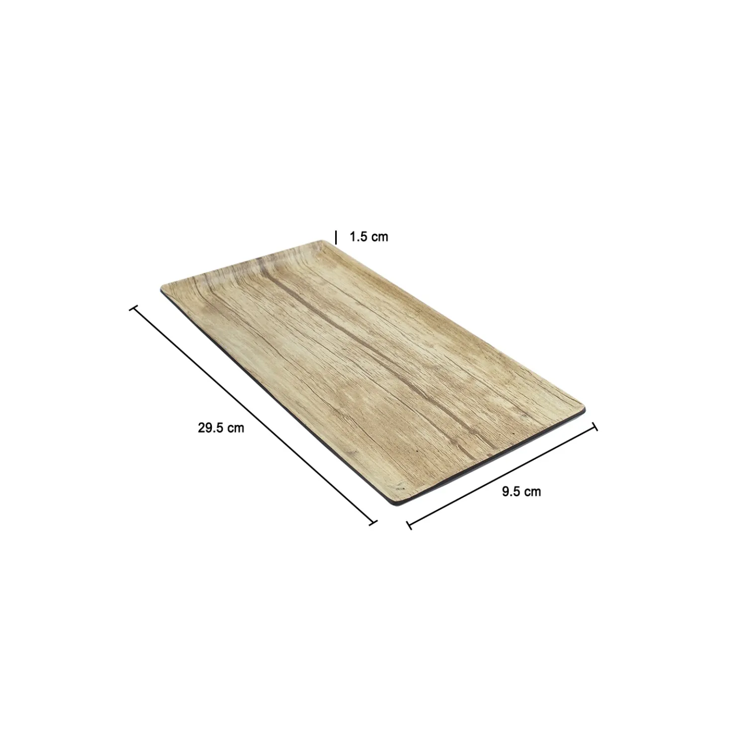 Beige Medium Melamine Platter - Detailed Feature View 6