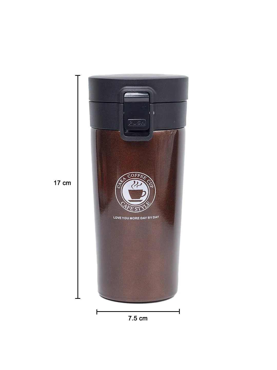 Brown Travel Mug 350Ml - Detailed Feature View 6