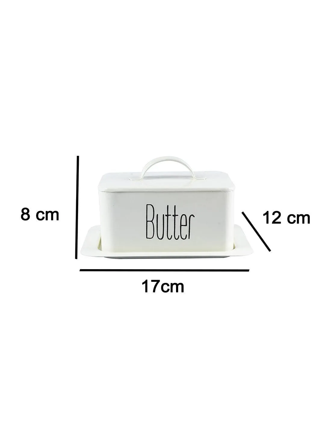 Butter Dish Box with Lid - Detailed Feature View 5
