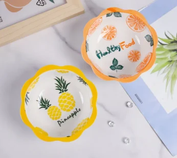 Small Ceramic Plate – Durable & Stylish Snack, Dessert & Appetizer Plate (Pack of 1 Pc)