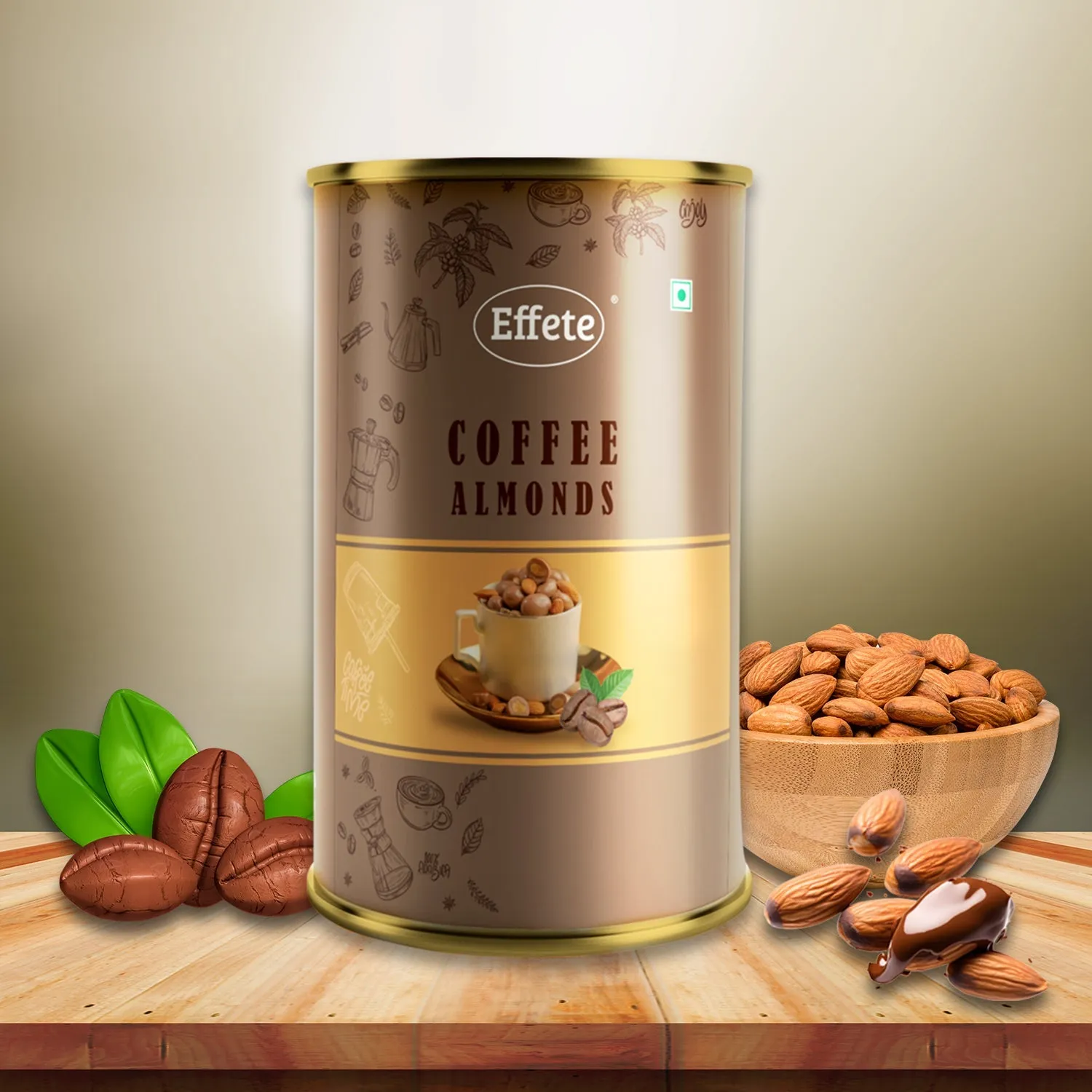 Premium Coffee Almonds Chocolate – Crunchy & Smooth Gourmet Treat - Buy Online at Alikart
