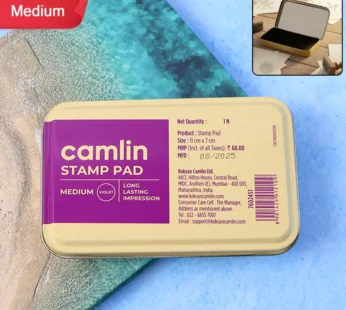 Violet Stamp Pad – Clear, Long-Lasting Impressions with Metal Case