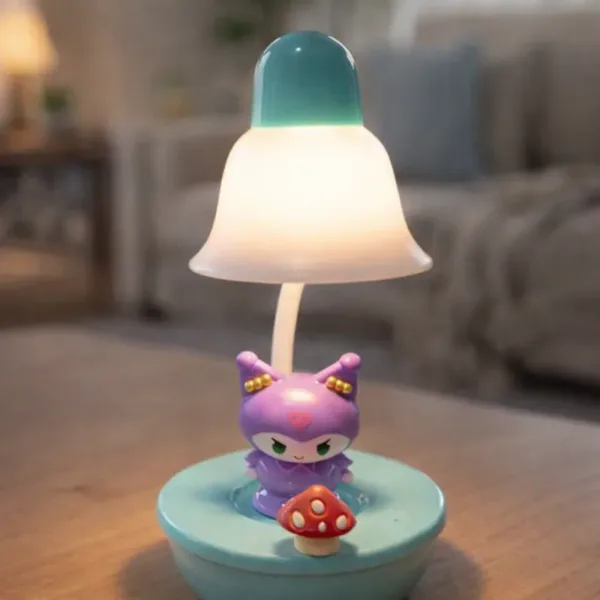 Cartoon Animal LED Table Lamp with in-build Sharpener | USB Rechargeable Study Lamp with Flexible Neck | Kids Desk Lamp-2 Light Modes(Random
