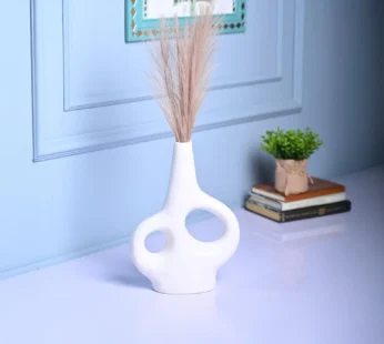 Chic White Ceramic Vase
