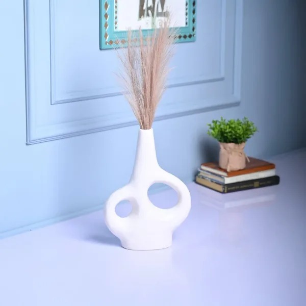 Chic White Ceramic Vase