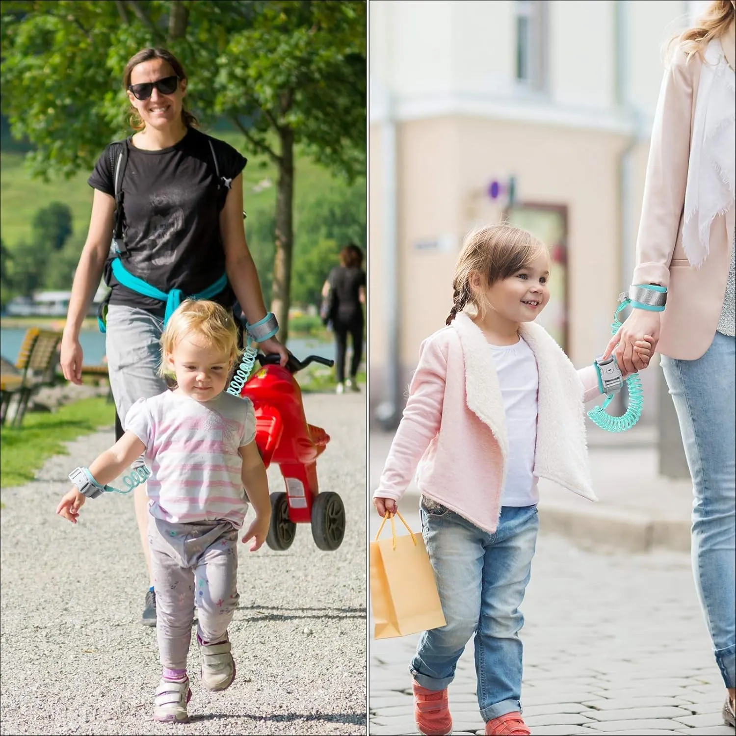 Kids Safety Wrist Link Strap – Adjustable & Secure Child Protection - Detailed Feature View 4