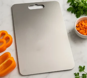 Stainless Steel Cutting Board – Durable & Hygienic 31×20 cm