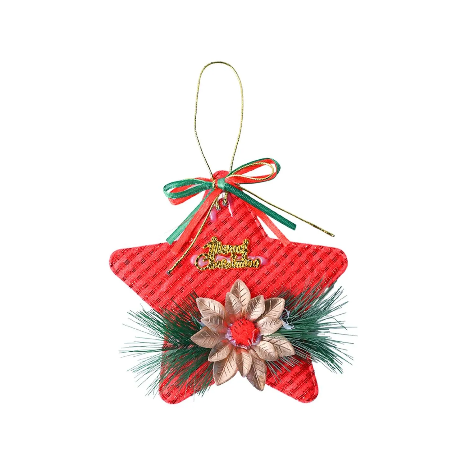 Christmas Decoration Star (Red & Set Of 2) - Detailed Feature View 4