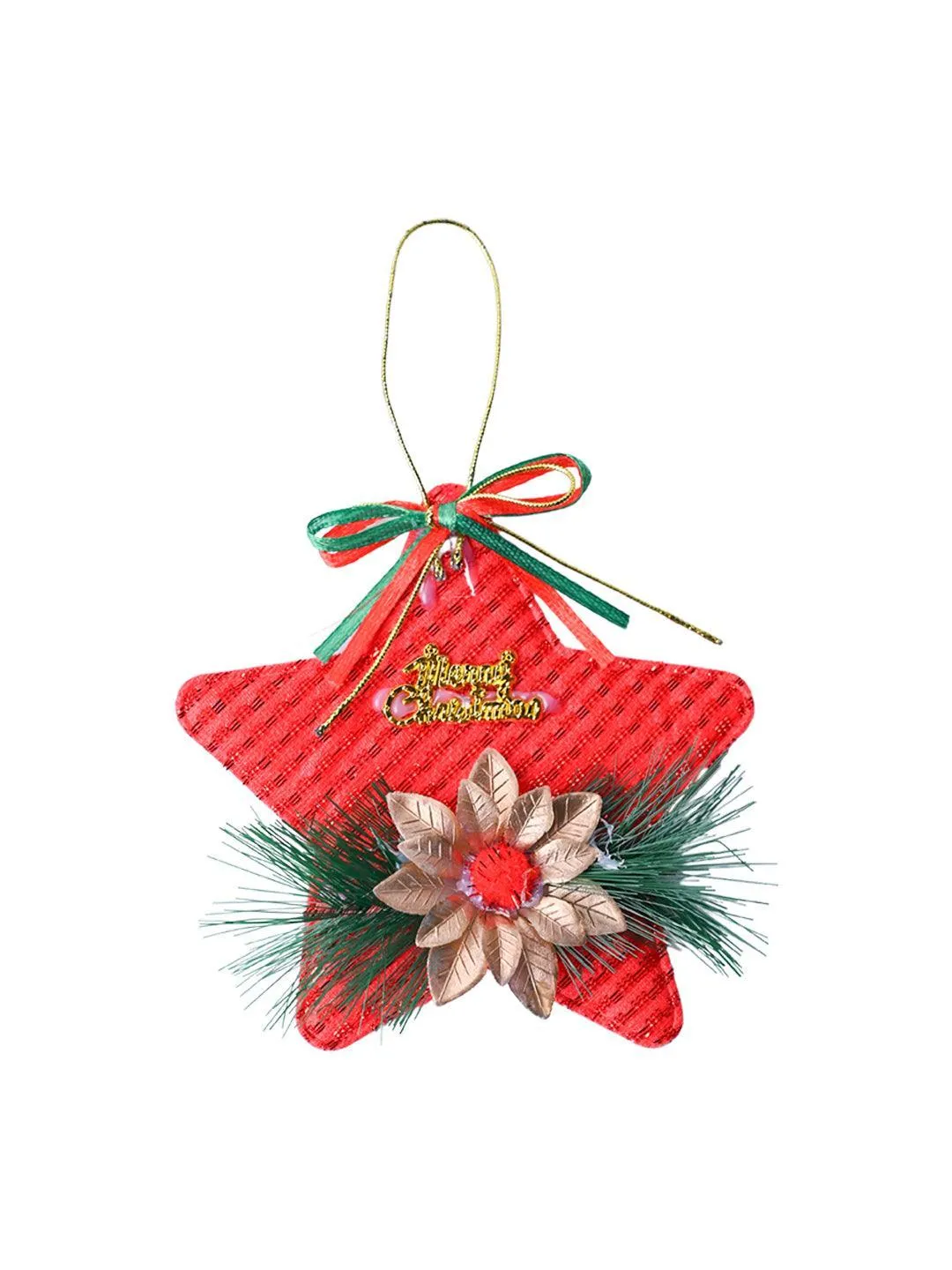 Christmas Decoration Star (Red & Set Of 2) - Detailed Feature View 8
