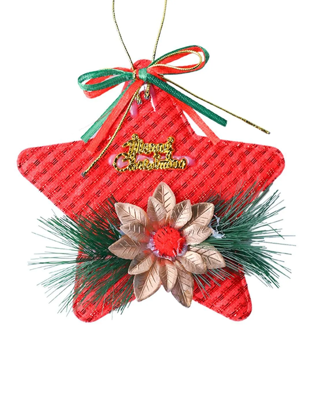 Christmas Decoration Star (Red & Set Of 2) - Detailed Feature View 9