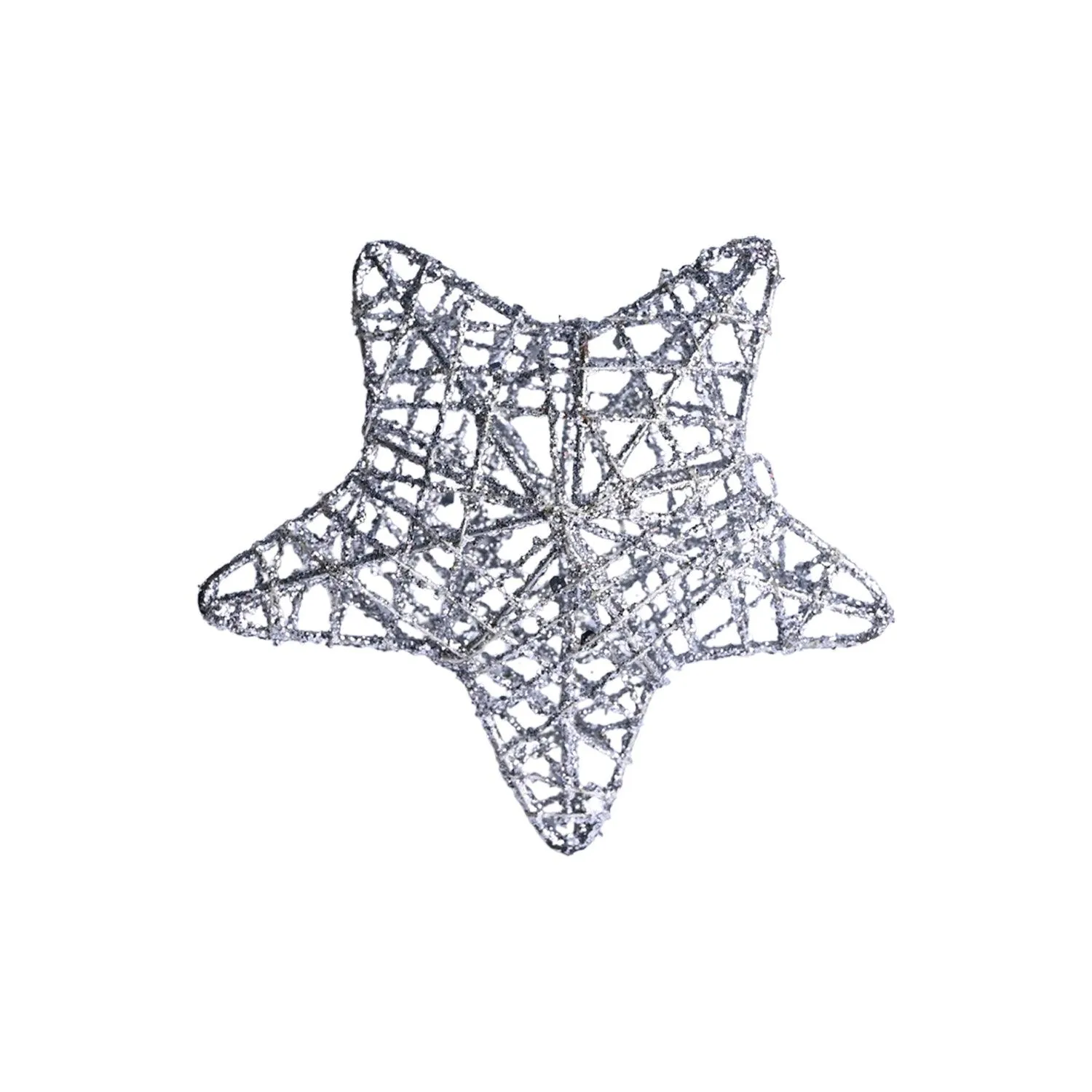 Christmas Decoration (White & Golden, Set Of 6 Pcs) - Detailed Feature View 3