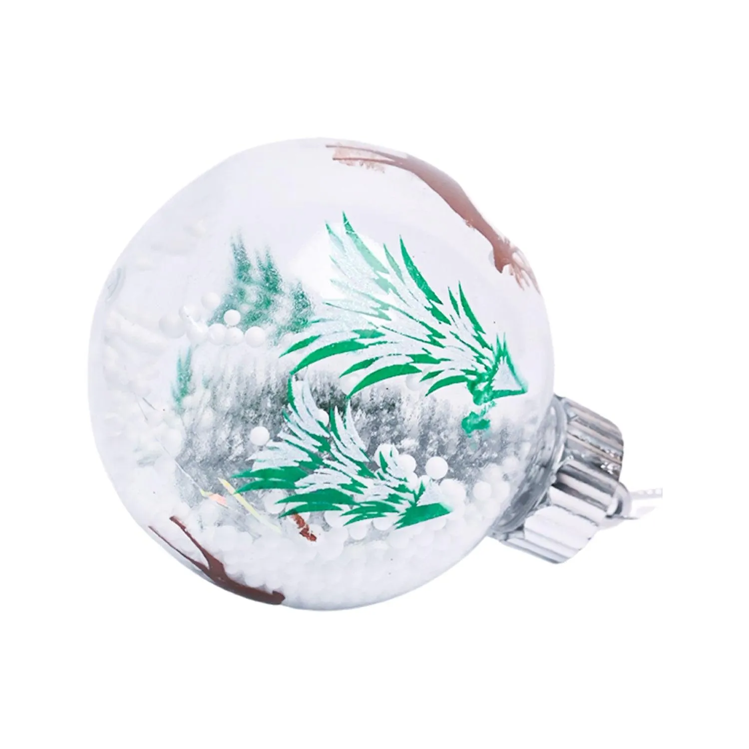 Christmas Hanging Balls Set Of 2 Pcs (Assorted) - Detailed Feature View 12