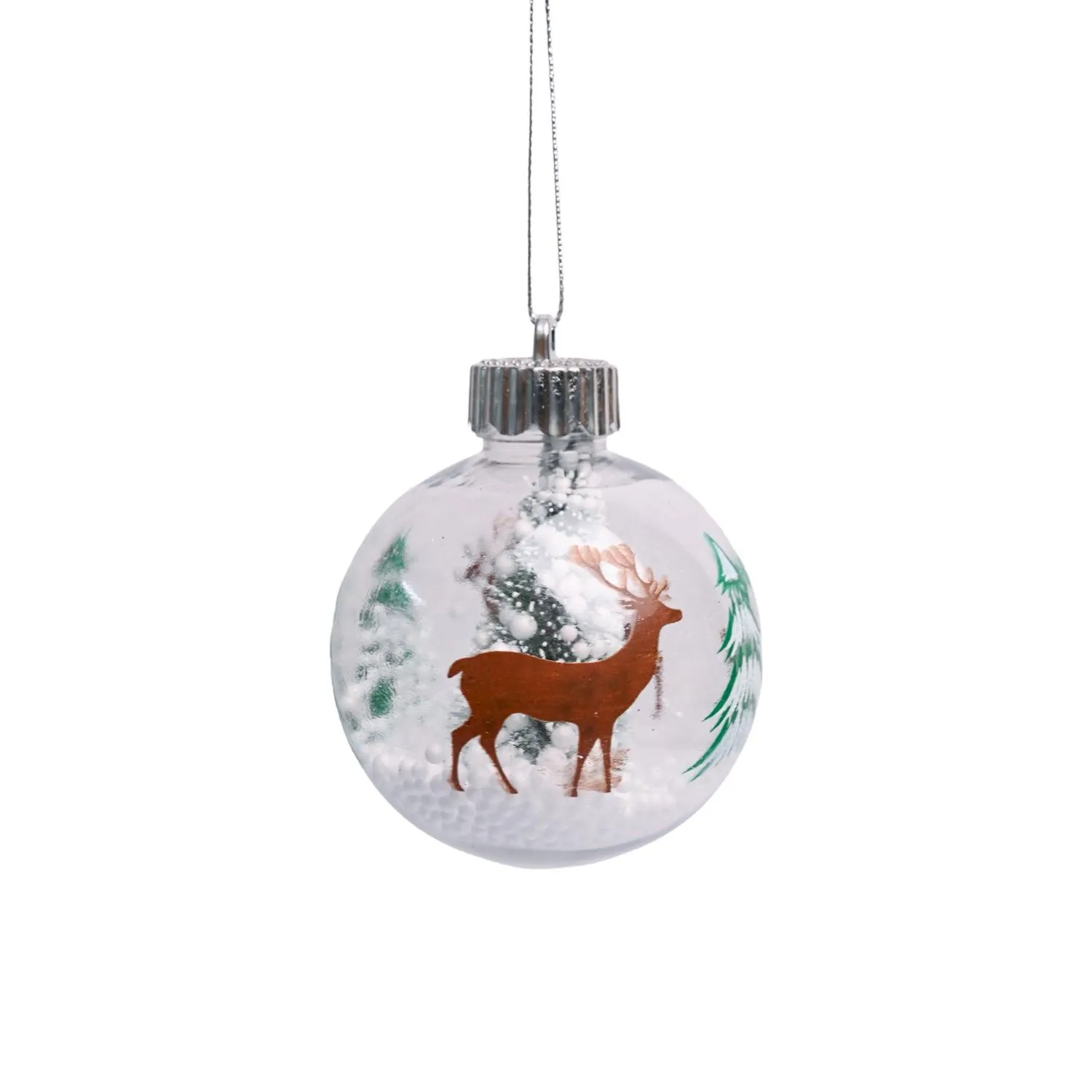 Christmas Hanging Balls Set Of 2 Pcs (Assorted) - Detailed Feature View 2
