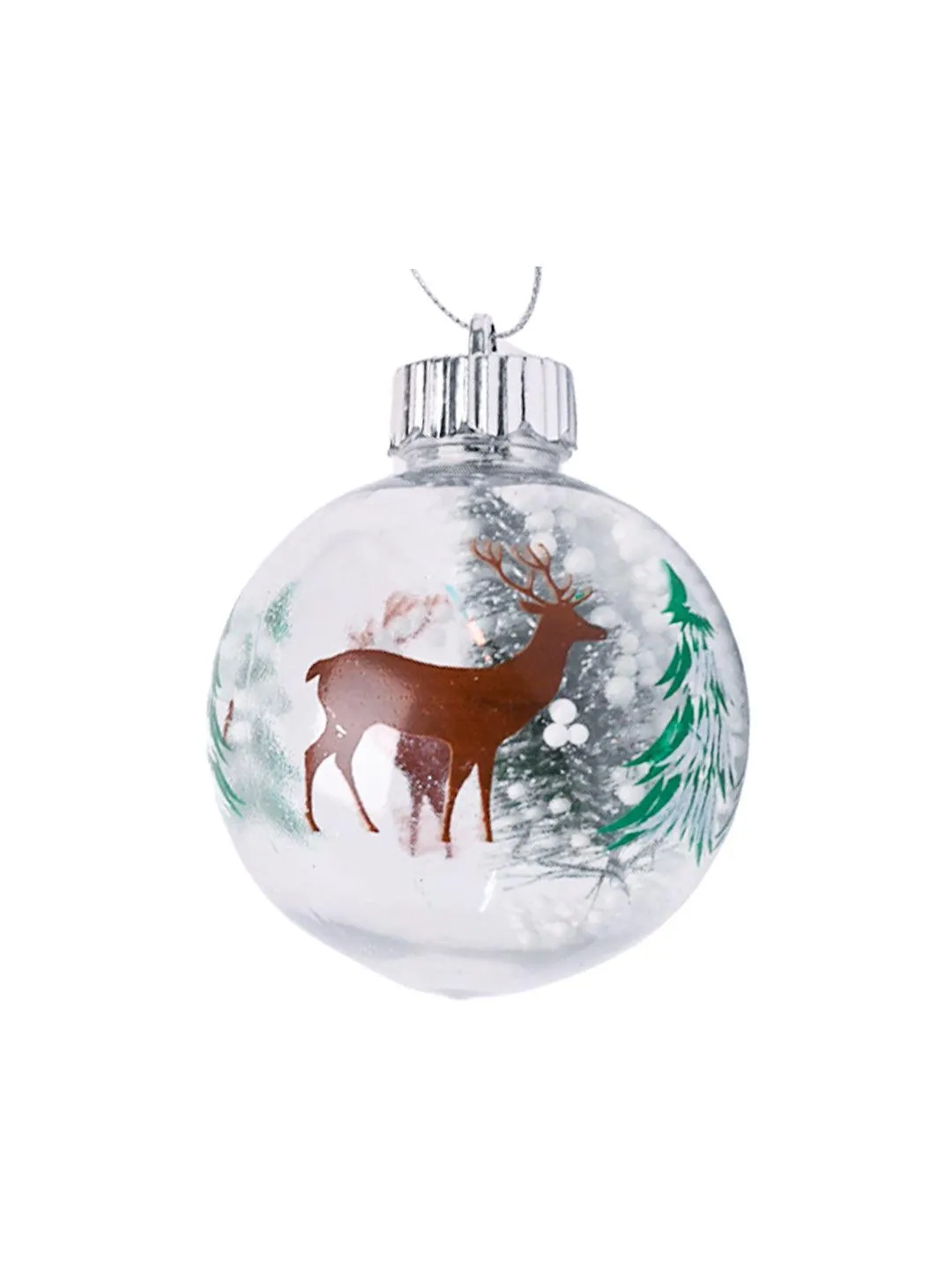 Christmas Hanging Balls Set Of 2 Pcs (Assorted) - Detailed Feature View 8