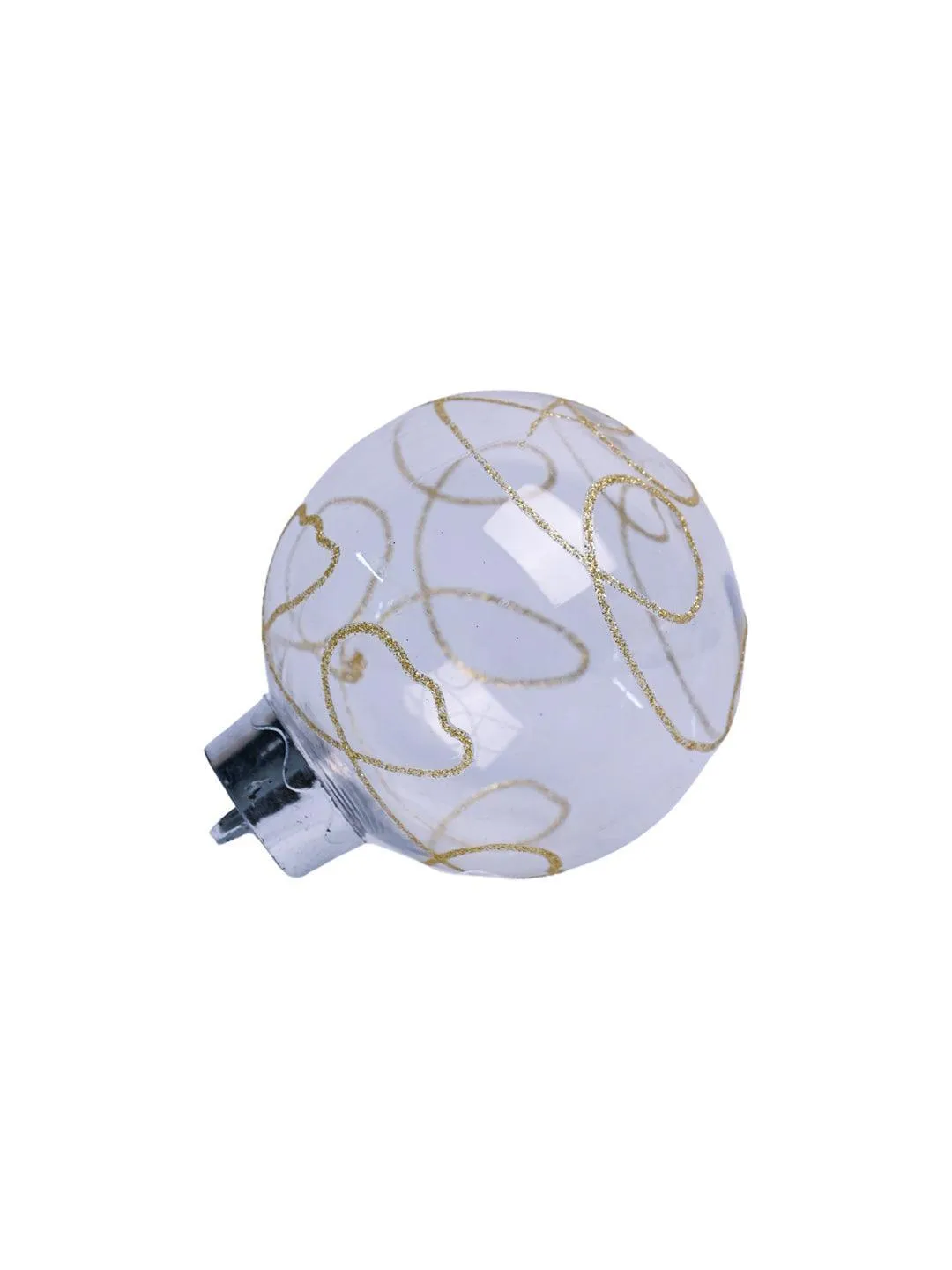 Christmas Hanging Balls Set Of 2 Pcs (Transparent, Assorted) - Detailed Feature View 9