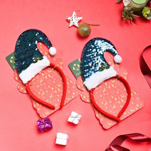 Christmas Headband Set Of 2 – Santa Hat