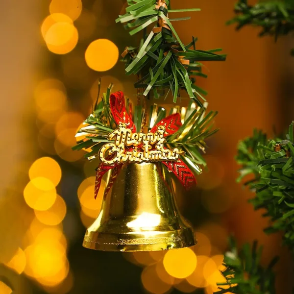 Christmas Jingle Bells (Golden, Set Of 4)