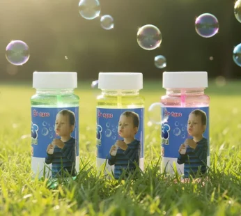 Colorful Bubble Bottles – Pack of 3 Fun Kids Party Toys