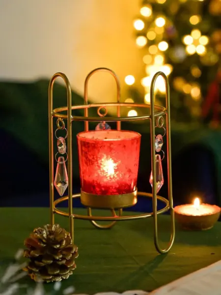Crystal Hanging T-Lite Holder