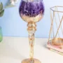 Premium Decorative Purple Tined Glass Candlestick Holders - Buy Online at Alikart