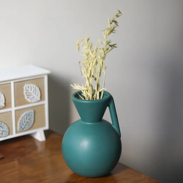 Deep Sea Green Decorative Vase