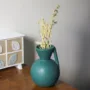 Premium Deep Sea Green Decorative Vase - Buy Online at Alikart