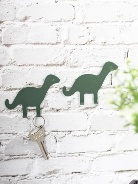 Dino Shaped Mild Steel Sticky Hooks