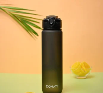 Donati Travel Bottle 1000ML – Black Plastic Matte Finish