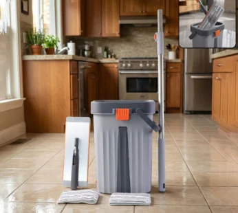 Small Flat Mop Bucket Set – Compact Multipurpose Cleaning Kit