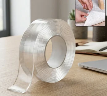 Heavy Duty Transparent Nano Adhesive Tape – Reusable & Strong Grip