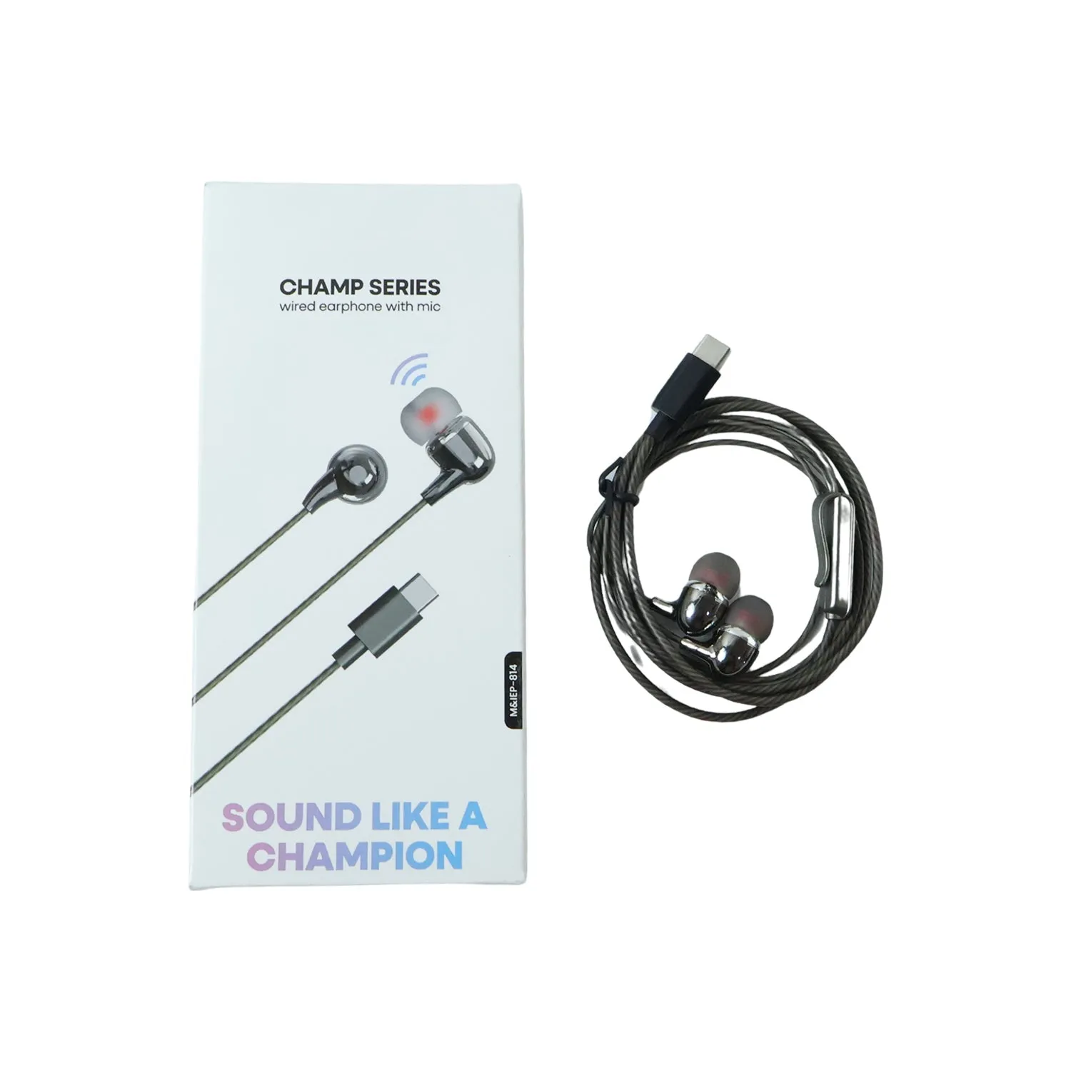 Type-C Wired Earphones – Clear Sound & Noise Isolation for Calls - Detailed Feature View 5