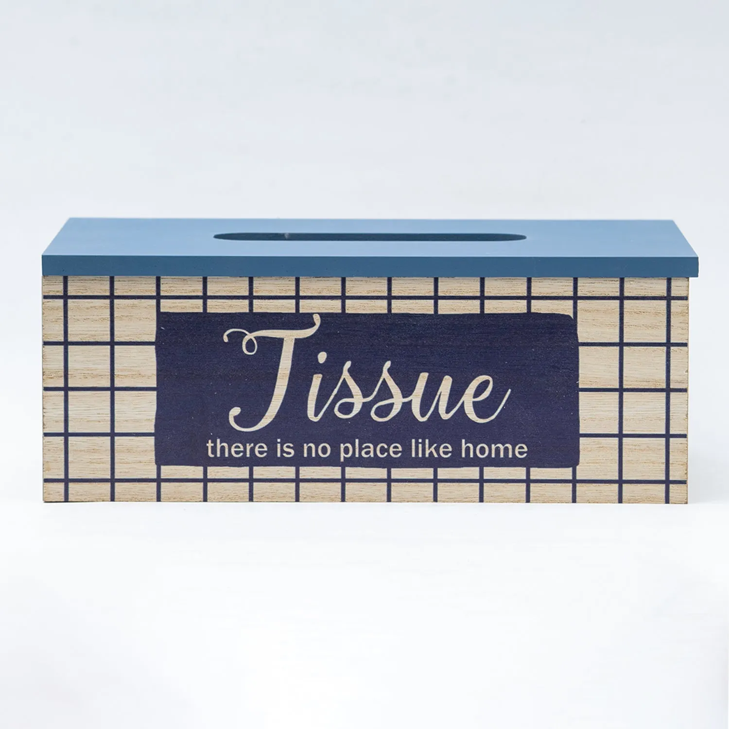 Exquisite Blue Tissue Holder Box For Home - Detailed Feature View 1