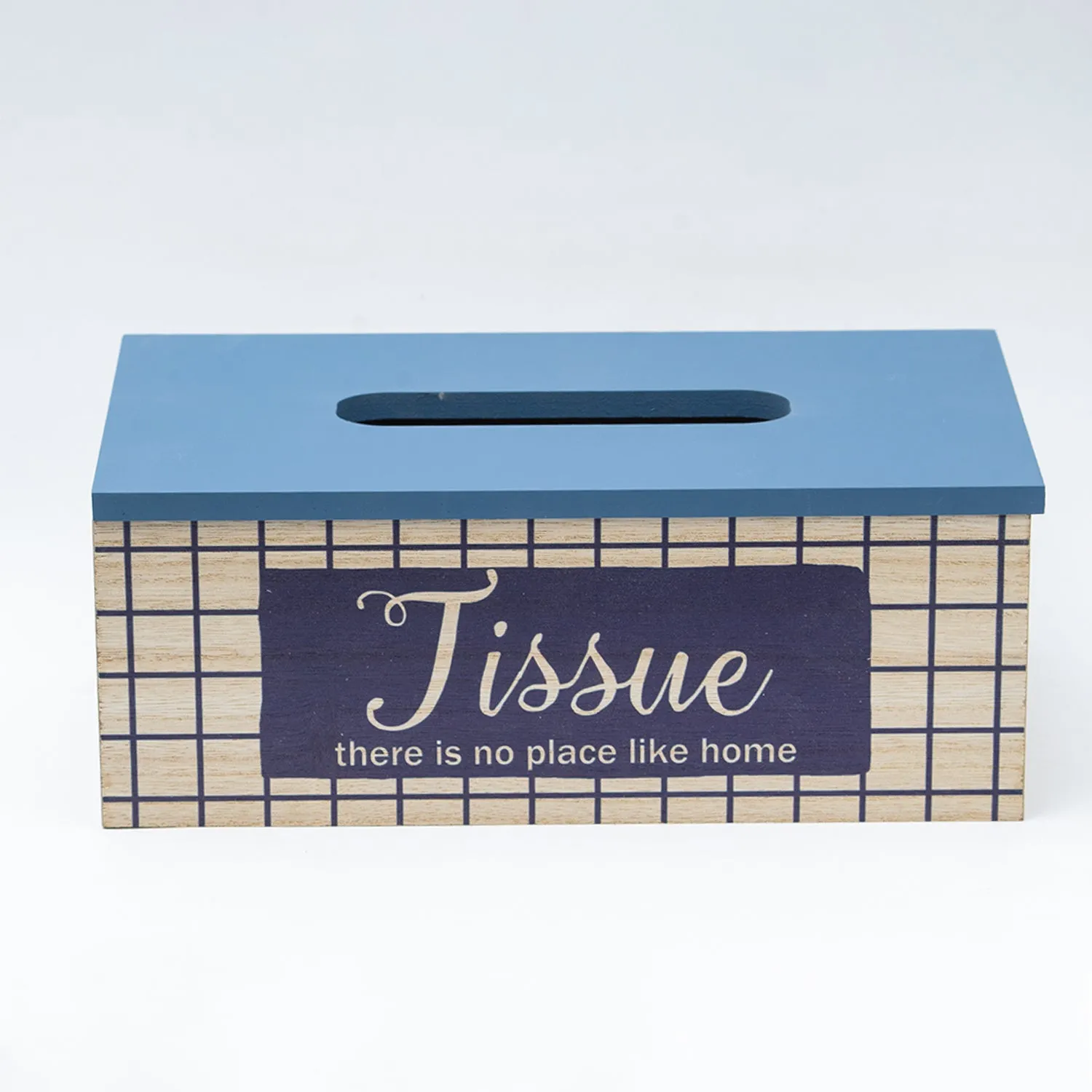 Exquisite Blue Tissue Holder Box For Home - Detailed Feature View 3