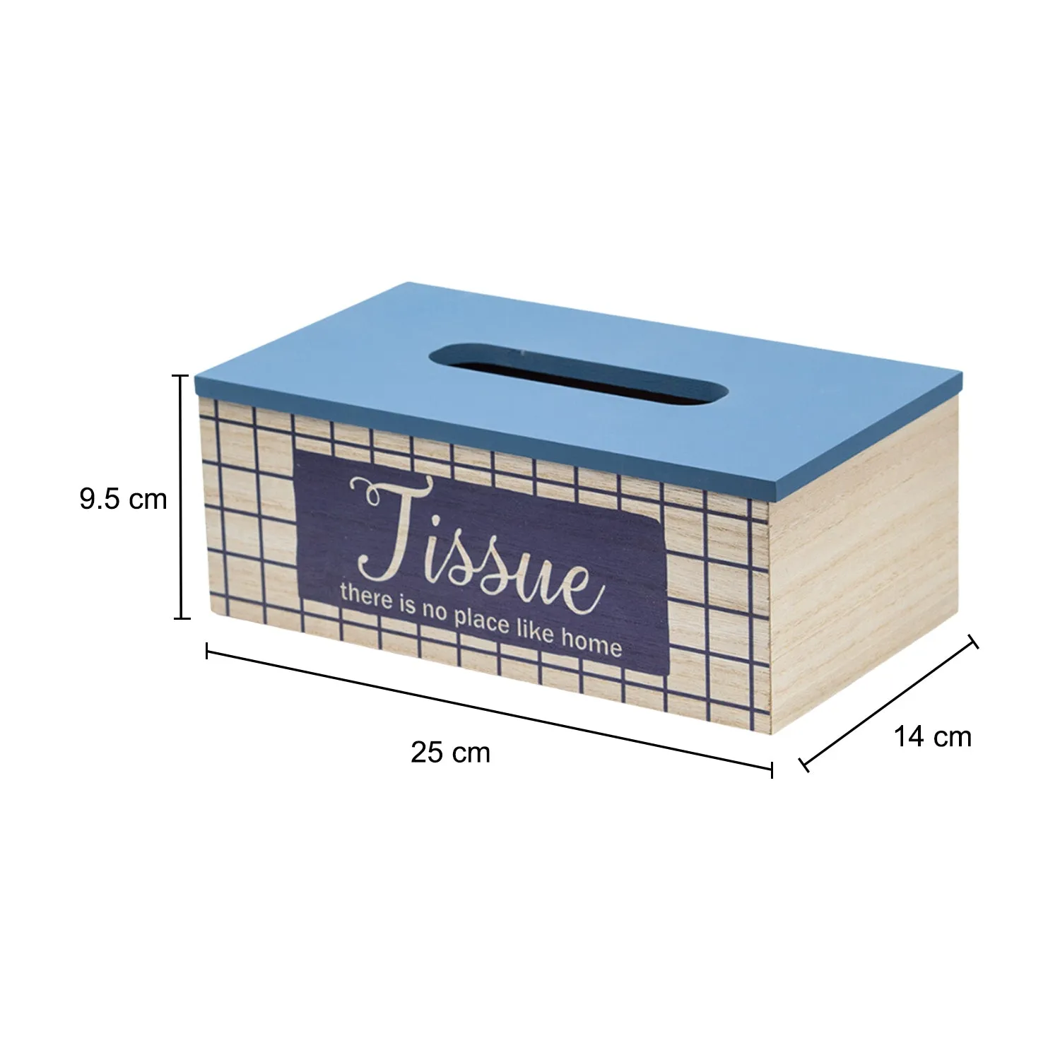 Exquisite Blue Tissue Holder Box For Home - Detailed Feature View 5