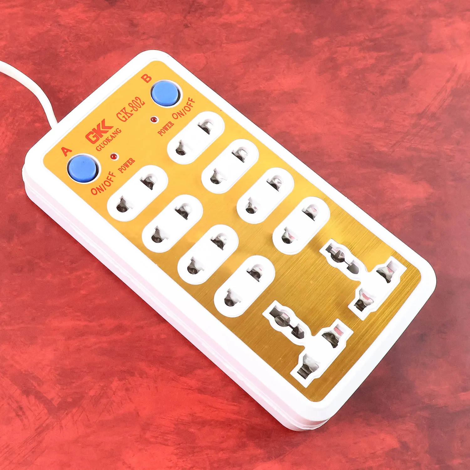 Extension Board – 10 Way 220V Universal Sockets for Home & Office | Tetherix - Detailed Feature View 5