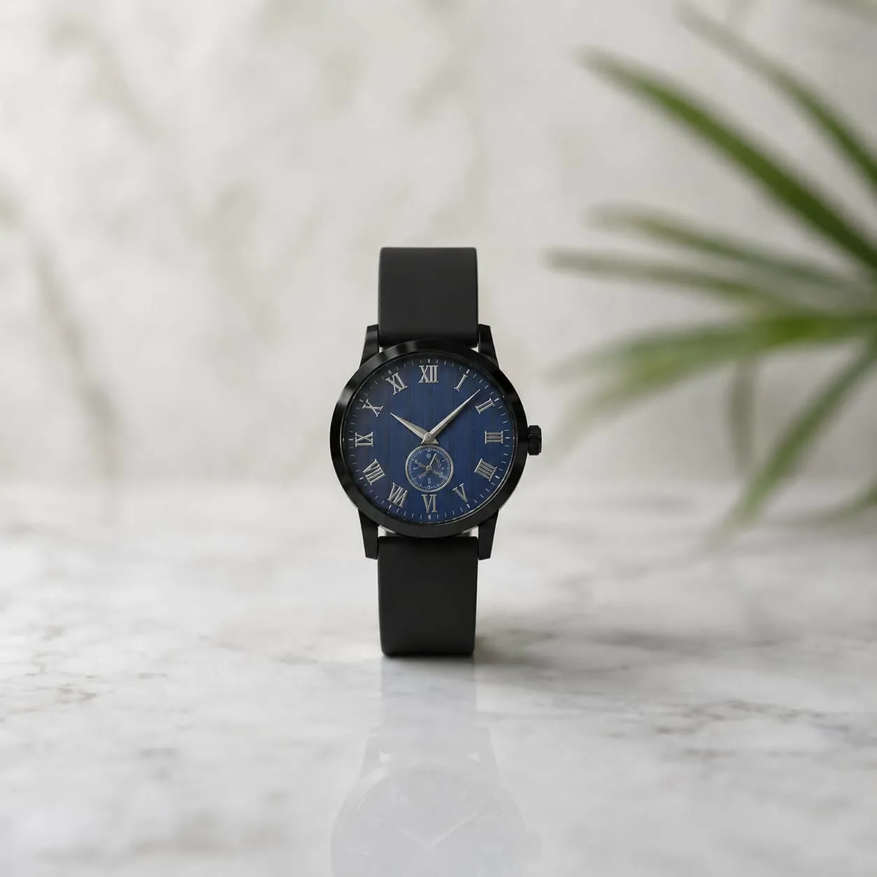 Analog Wrist Watch – Classic Roman Dial & Stylish Design - Detailed Feature View 2