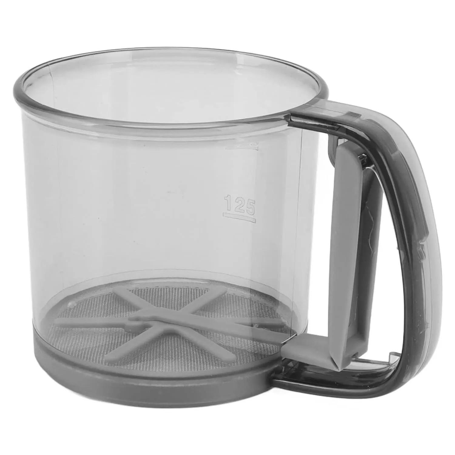 Plastic Flour Sieve Cup – Fine Mesh Filter with Handle for Baking - Detailed Feature View 3