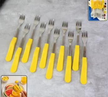 Stainless Steel Big Fork Set – Durable 10-Piece Dining Forks