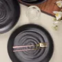 Premium Full Plate (Black Matte Spiral) Set Of 6 - Buy Online at Alikart